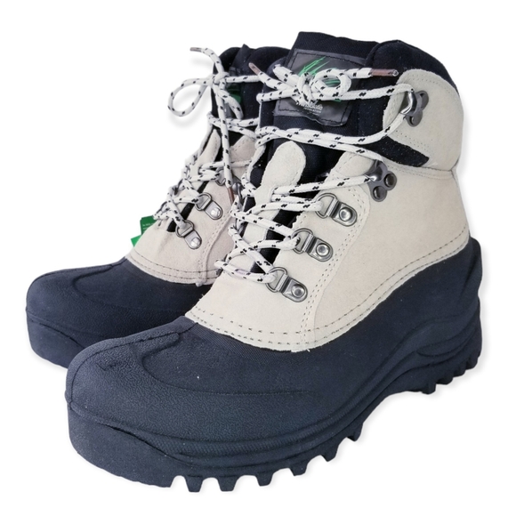 Itasca "Ice Breaker" Grey Suede Insulated Winter Ankle Boots Woman's Size 10 - Picture 2 of 8